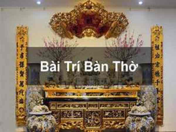 Không đặt bàn thờ ở lối đi lại