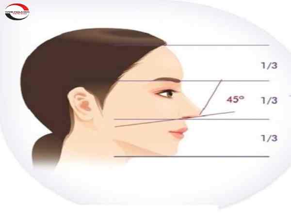 Tướng phụ nữ sát chồng chóp mũi cao nhọn