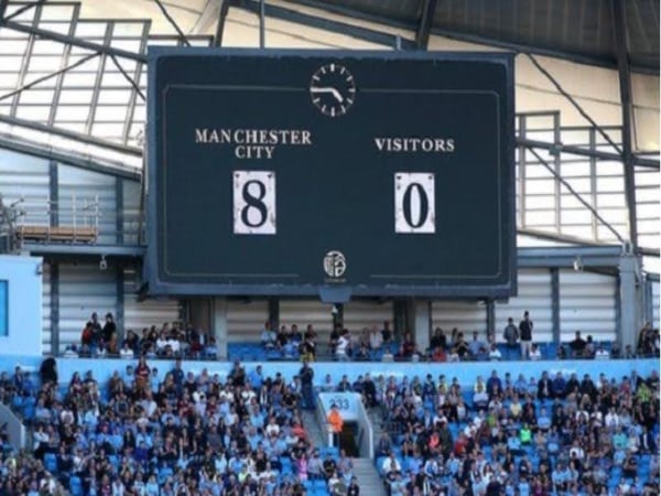 Man City đã tạo ra một trong trận đấu nhiều bàn thắng nhất Ngoại hạng Anh