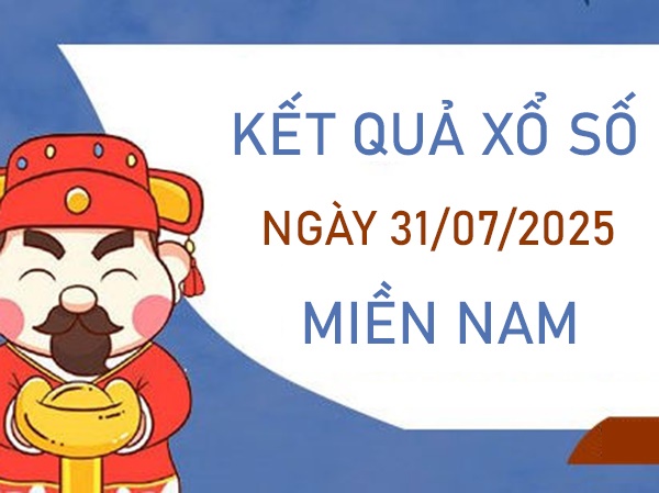 Thống kê KQXSMN 31/7/2025 tham khảo số đẹp thứ 5