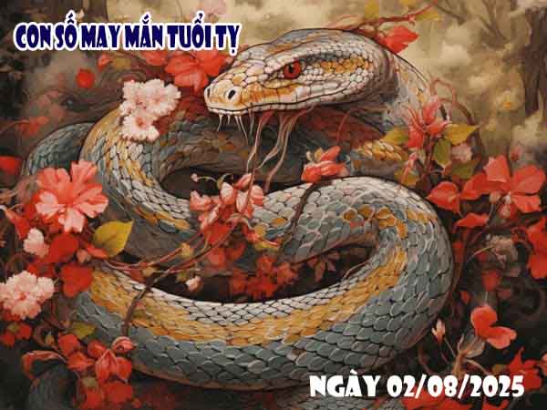 Con số đẹp tuổi Tỵ ngày 2/8/2025 thứ 7 hôm nay