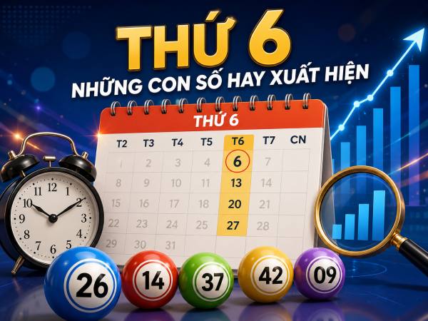 Thống kê lô hay về thứ 6 gồm những số nào mang may mắn